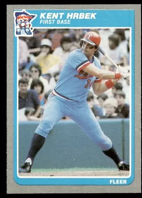 1985 Fleer #281 Kent Hrbek Minnesota Twins • $1.55