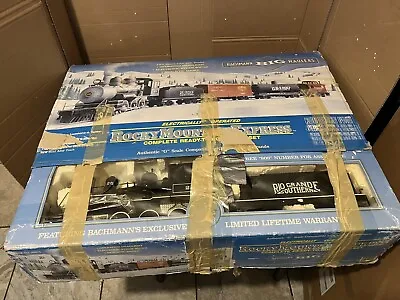 Bachmann Big Haulers Rocky Mountain Express G-Scale Train Set #90015 Untested • $159.24