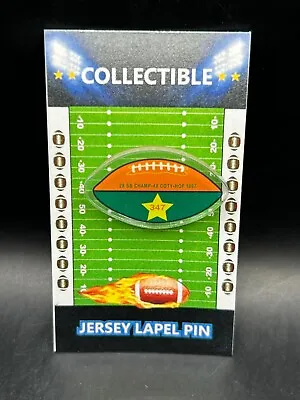 Miami Dolphins Don Shula Football Lapel Pin-Retro Collectible-2X SB CHAMP • $9.99