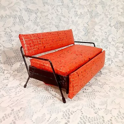 1950s Vintage Watko Red Hide-A-Bed 8  Doll Furniture • $98.99