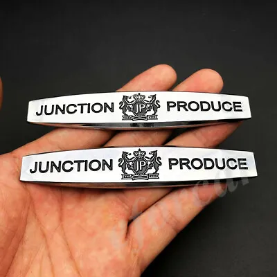 2pcs Metal JUNCTION PRODUCE JP Luxury VIP Emblem Fender Badge Decal Sticker JDM • $12.90