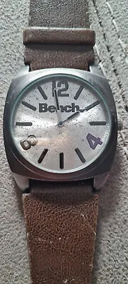 Mens Silver Bench Watch BC267GNBR • £7.99