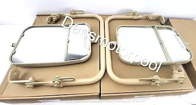 HUMVEE HMMWV Mirror Set Complete With Brackets New Tan • $179.95