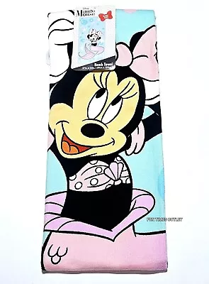 Disney Mermaid Minnie Mouse Large 28 X58  Beach Towel Collectible Licensed Gift  • $17.95