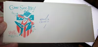 Vernon Grant Artwork Frog Autographed Rock Hill SC 1976 Bicentennial Envelopes • $20