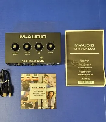 M-Audio M-Track Duo USB Audio Interface • $59.99