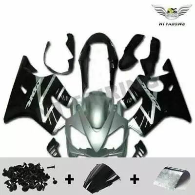 MS Injection Mold Silver Black Fairing Fit For Honda 2004-2007 CBR600F4I Z022 • $579.99