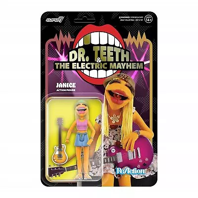 The Muppets Electric Mayhem Band Janice - 3.75  Muppets Action Figure With Acc • $39.89