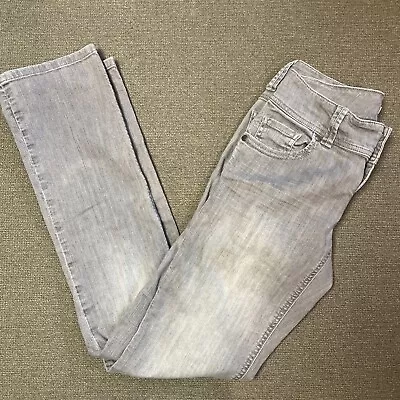 Cabi Lou Lou Slim Straight Jeans Gray Style 332 Size 2 • $15