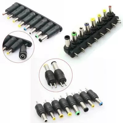  Laptop Charger / Power Supply Jack Adaptor Tips  -  8 Piece Set  -  Many Types • £2.79