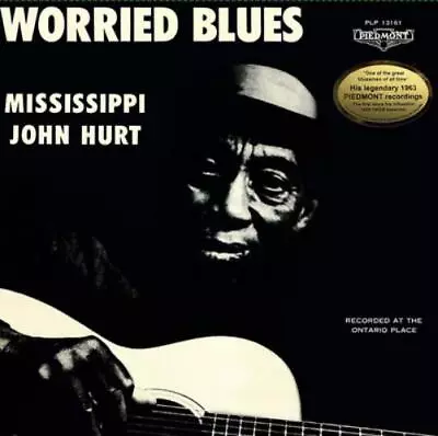 Mississippi John Hurt Worried Blues 1963 (Vinyl) 12  Album (UK IMPORT) • $67.07