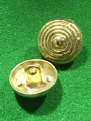 Gold Metal Vintage Buttons Shank Military Uniform 18mm 50pcs • £9.10