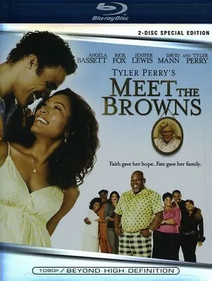 Tyler Perry's Meet The Browns (Blu-ray 2008) NEW Wrapped + Digi Copy Free Ship • $11.99