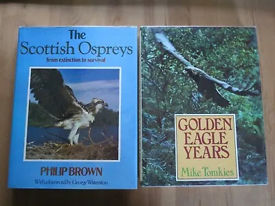 £14.99 • Buy Scottish Ospreys & Golden Eagle Years By Mike Tomkies Birds Of Prey Raptors