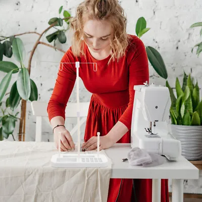 Sewing Machine Thread Stand Quilting Spool Holder Cone Yarn Winder • £10.99