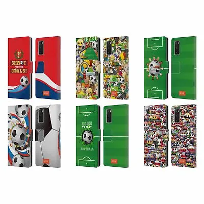 OFFICIAL Emoji® WORLD CUP LEATHER BOOK WALLET CASE FOR SAMSUNG PHONES 2 • £19.95