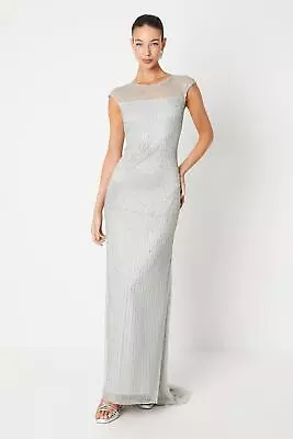 COAST Linear Scuplting Beaded Gown • £89.40