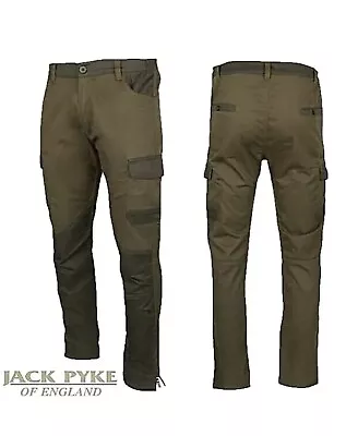 Jack Pyke Fieldman Trousers Green Hunting Shooting Walking Fishing Outdoors • £4.71