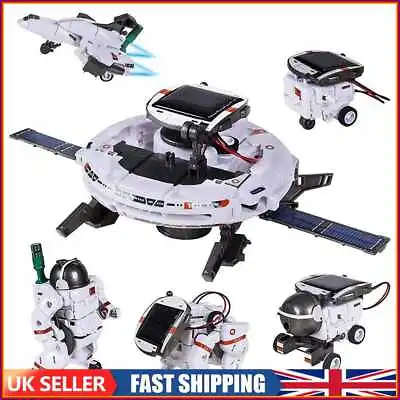 £13.80 • Buy 6 In 1 Solar Space Robot Educational Toys Technology Science Kits For Children