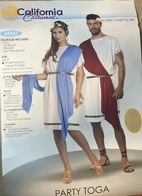 Party Toga Greek Roman Adult Costume • $10
