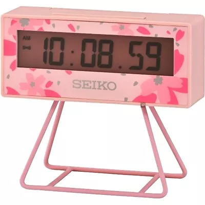 Limited Seiko Miniature Marathon Alarm Clock Sakura Pink Qhl082p • $121