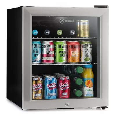 £159.99 • Buy Subcold Beer Fridge Super 50L LED | Mini Drinks Fridge | Glass Door Table Top 