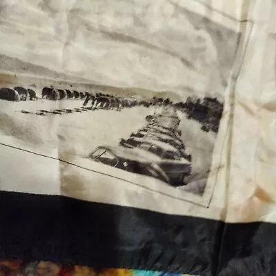 Florida Attractions Silk Scarf  34 X 34 Vintage 1950's • $25