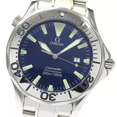 OMEGA Seamaster300 Professional 2265.80 Date Blue Dial Quartz Men's Watch_776482 • $2709.47