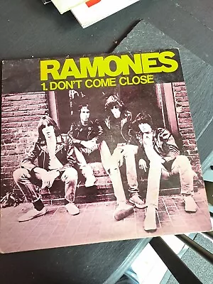 Ramones Dont Come Close Yellow Vinyl 12  Single • £16.99