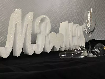 £10 • Buy Mr & Mrs Sign - Mr And Mrs Letters - Wedding Ideas- Polystyrene Sign