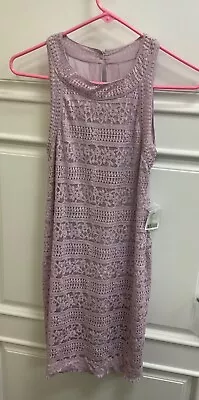 $12.99 • Buy NWT KIMCHI BLUE Urban Outfitters Women’s Small Lavender Lace Dress Lined-READ!