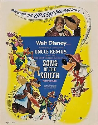 $6.49 • Buy Song Of The South Disney Cult Movie Poster Print #2