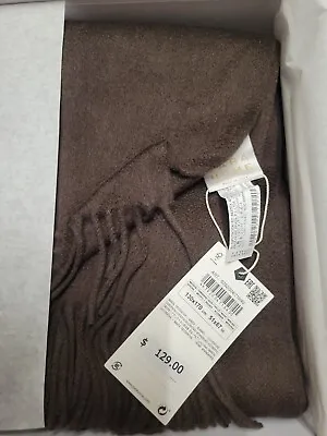 $99.95 • Buy Zara Home 100% Cashmere Blanket 51 X67  Brown