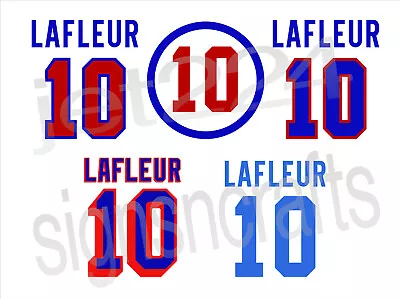 Guy Lafleur DECAL STICKER Canadiens Nordiques Rangers • $5.99