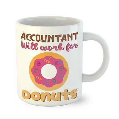 Accountant Gifts For Accountants - Funny Coffee Mug Gift -ACCOUNTANT WILL WORK • £8.97