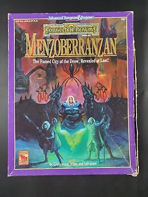 Advanced Dungeons & Dragons Forgotten Realms Boxed Set Menzoberranzan No Poster • $129.99