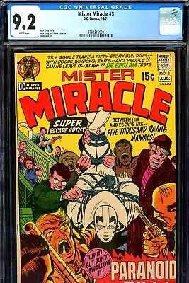 Mister Miracle #3 CGC GRADED 9.2 -Kirby C/s/a - 4th Highest Graded - White Pages • $150