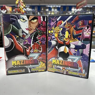 MAZINGER Z The Complete Series DVD Set Vol. 1&2 Transformers Gundam Voltron • $150