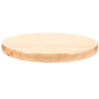  Solid Wood Round Stool Panel Chair Seat Replacement Tops Wooden Cushion • £22.69
