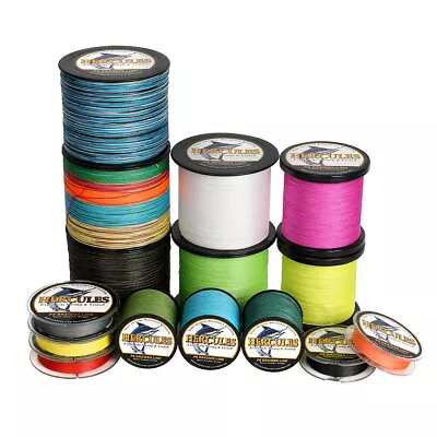 $28.59 • Buy HERCULES 500M 8 Strands PE 10lb 15lb 20lb 30lb-300lb Braid Fishing Line 547yds