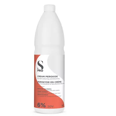 Spro Cream Peroxide 6% 20V 1Ltr. For Hair Colouring And Bleaching • £7.49