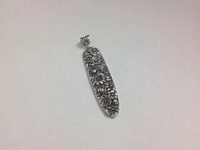 $55 • Buy Handcrafted, Sterling, Pendant, Flowers, Novantique, Towle,Jewelry (Bin #140)