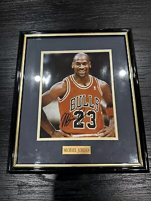 Michael Jordan Hand Signed Autographed Photo Chicago Bulls 1990s Vintage NBA • $450
