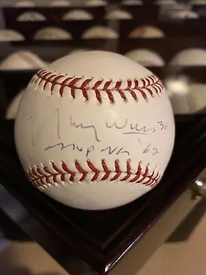 Maury Wills Dodgers Signed ROMLB Baseball Autograph INS 1962 NL MVP IP Dodgers • $22.99