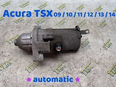09-14 Acura TSX Starter Motor 2.4 AUTOMATIC *TESTED* 2009 10 11 2012 13 2014 OEM • $48.99