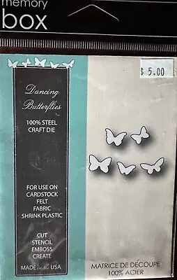 New Memory Box Craft Dancing Butterflies Item # 98576 Made In USA With Steel • $6