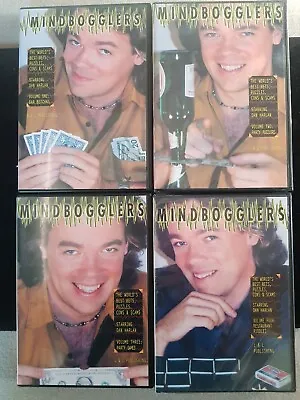 £9.99 • Buy Magic DVDs- Mindbogglers Vol. 1-4 - Dan Harlan - World's Best Bets, Cons & Scams