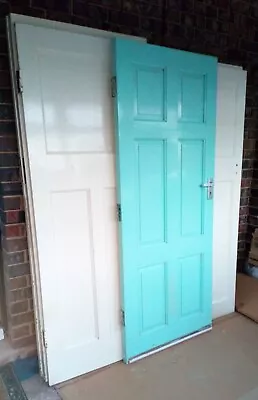 Set Of 7 Classic Solid Wood Interior Doors With Hinges £10 Each To Clear. • £10
