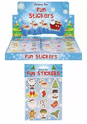 £1.69 • Buy Christmas Sticker Children’s Party Bag Loot Filler 10 X 11.5 Cm 12pcs/card