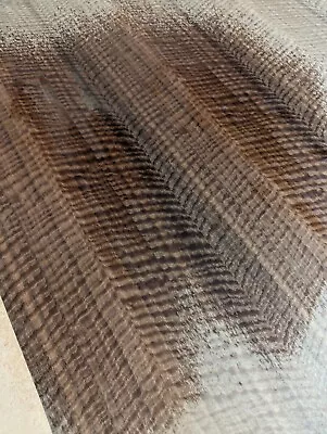  QUARTERED FIGURED FUMED EUCALYPTUS 49 X 76 PAPER BACKED VENEER SHEET • $150